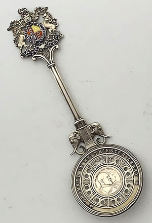 sterling Canadian Royal soiuvenir spoon for coronation King Edward VII